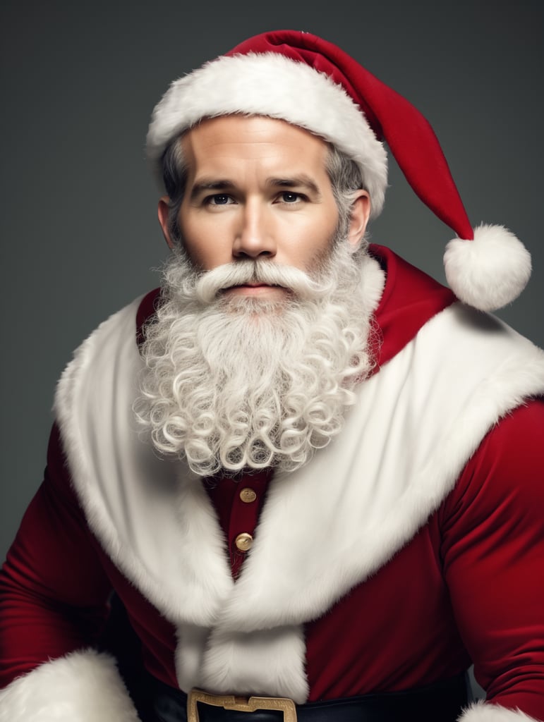 ryan reynolds dressed as santa