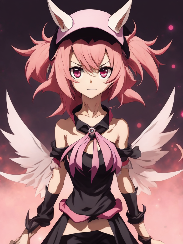 demon girl anime Mina ‘Pinky’ Ashido
