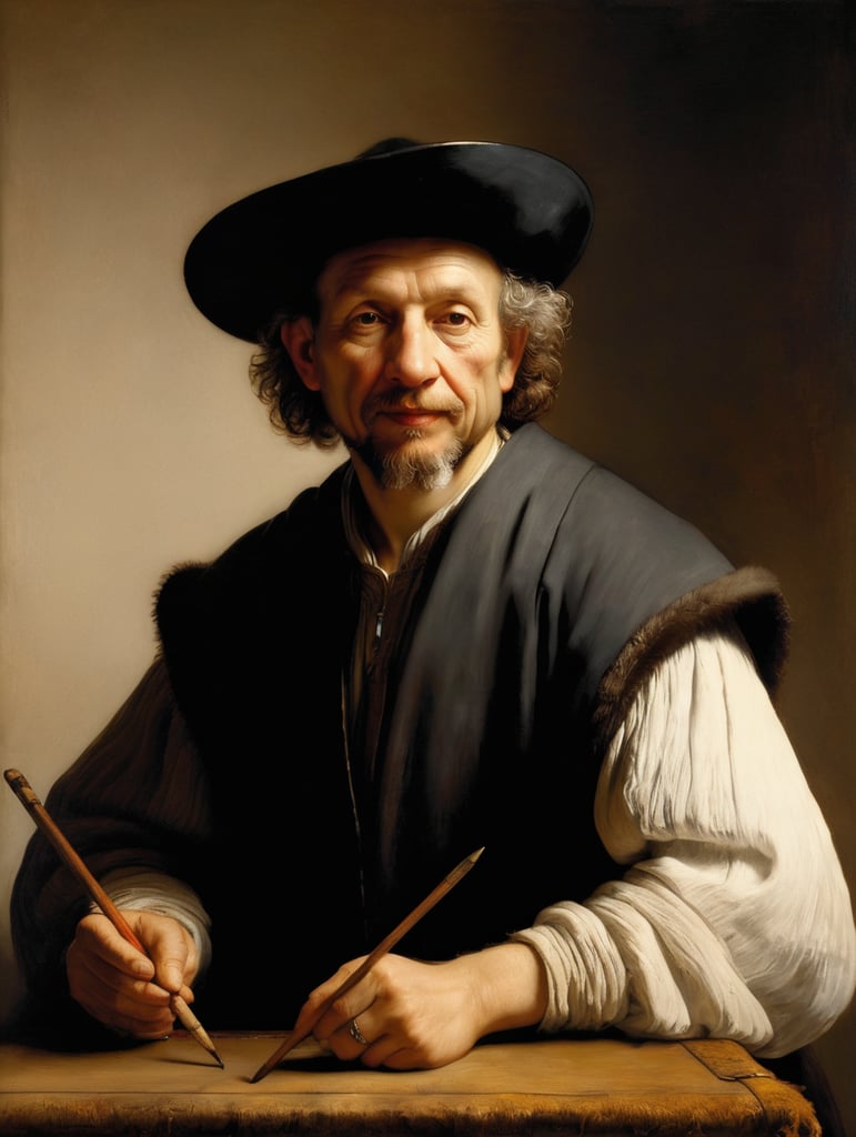 A masterpiece painting by Rembrandt Van Rijn