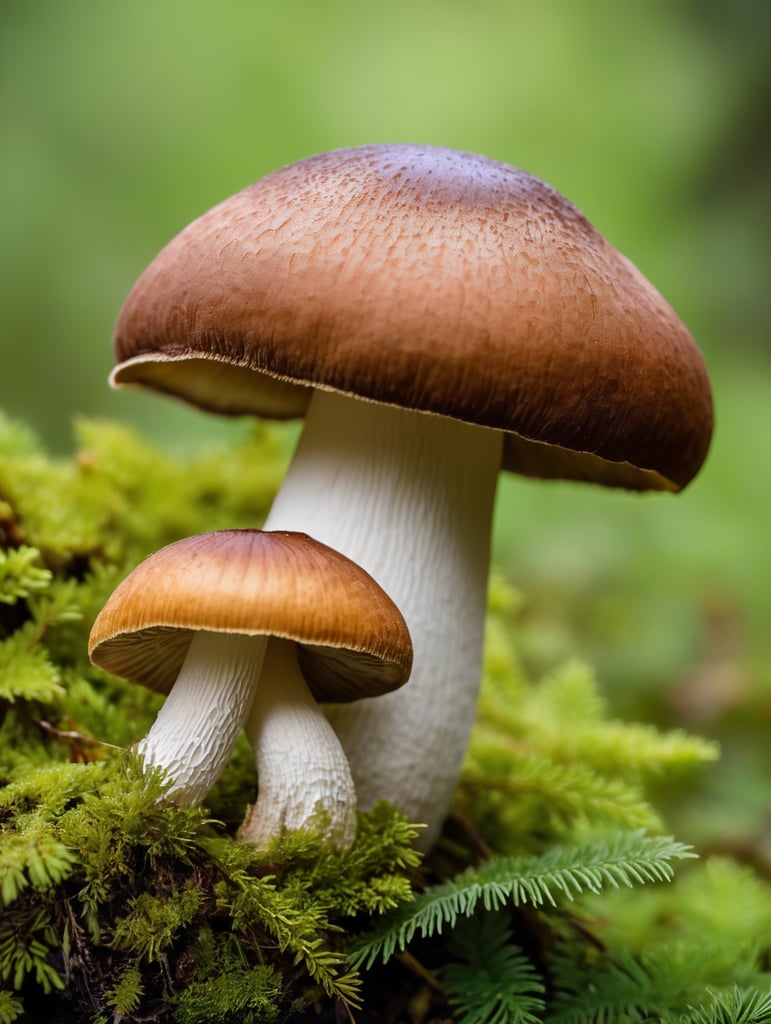 The Admirable Boletus Mushroom is also known as the velvet top mushroom, canada british columbia mushroom