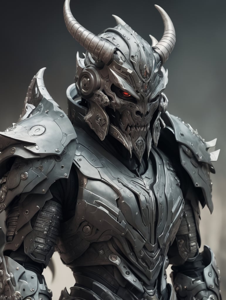 Démon en armure futuriste