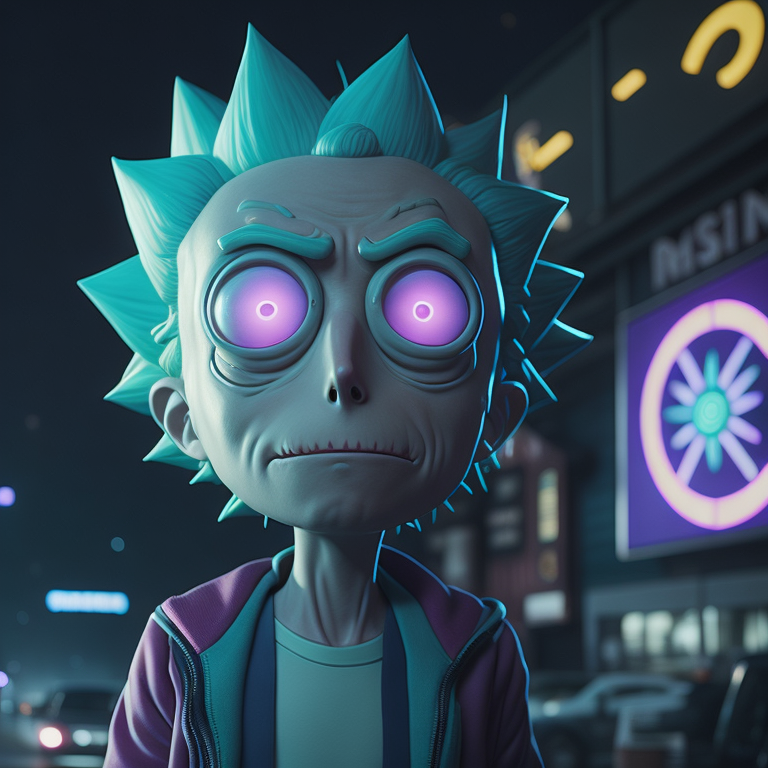 rick and morty realistic