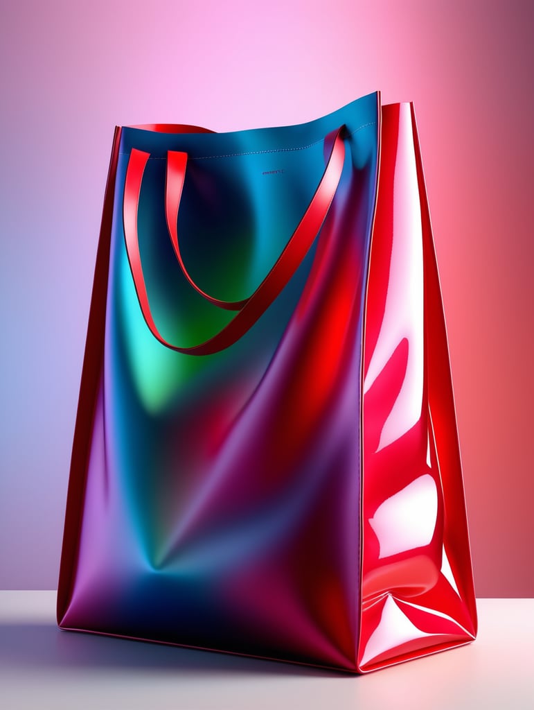 abstract soft body shapes inside a translucent bag, mixed material ::1 matte, glossy, flat finished, textured fabric ::1 in style of redshift rendering