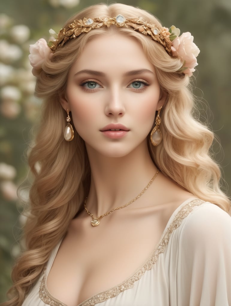 Aphrodite's attributes: beauty, love, and charm