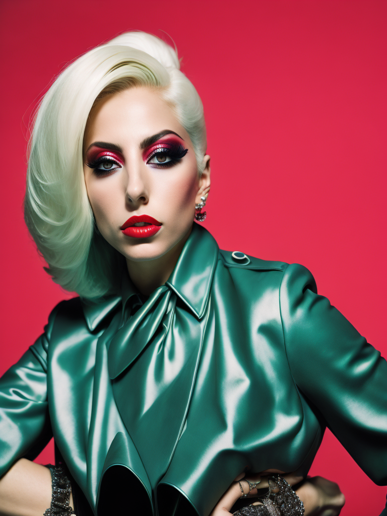 Portrait of lady Gaga, Photography, style of Miles Aldridge