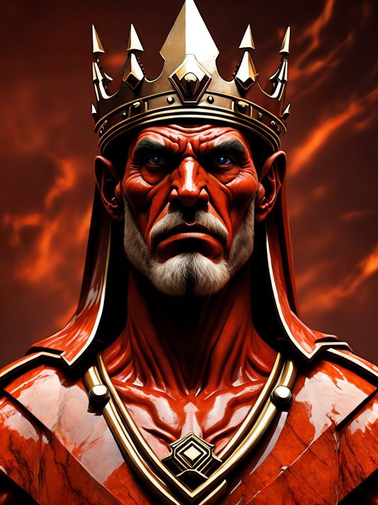 ((red)) marble king in the style of M4rbleSCNEW