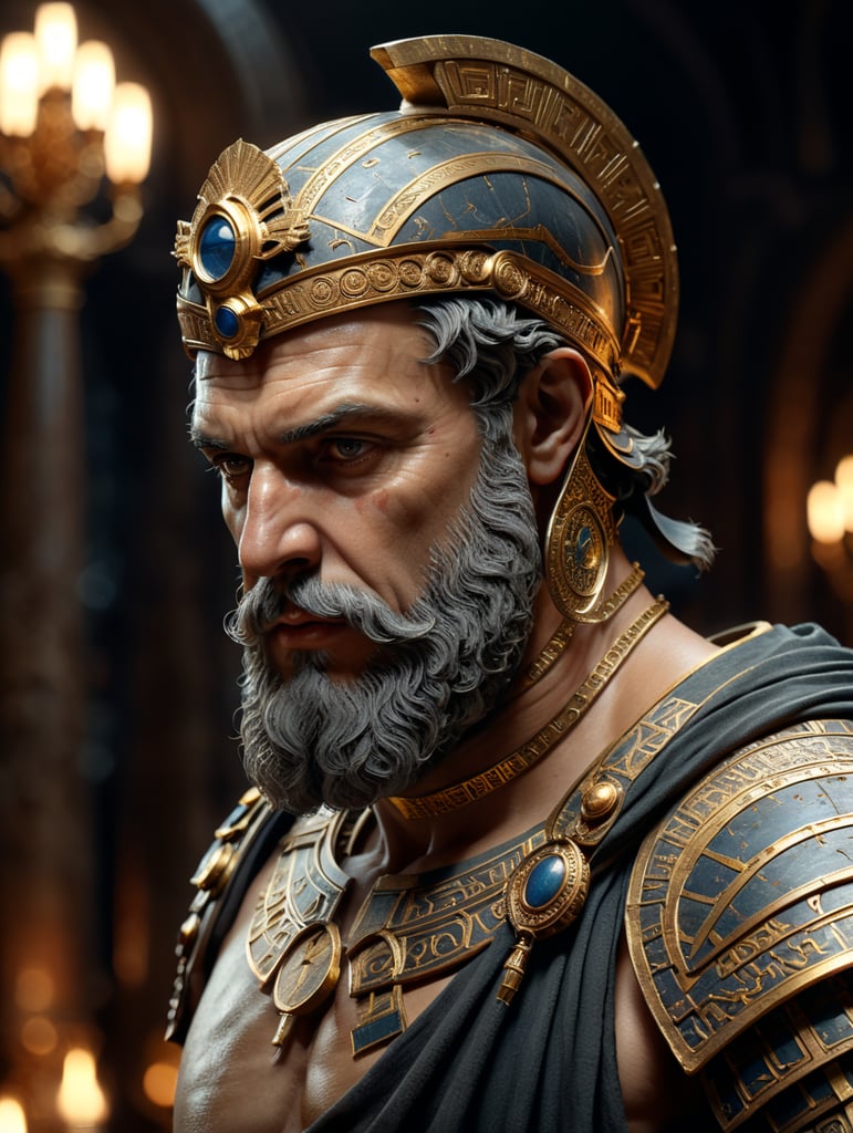 greek style, mathematical analysis, elegant, dramatic lighting, blurred background