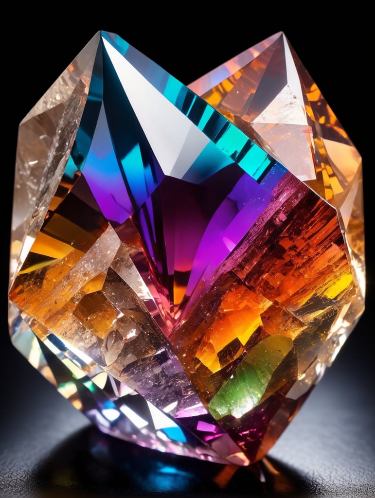 a gem crystal, sharp on details, vibrance 20, saturation 30