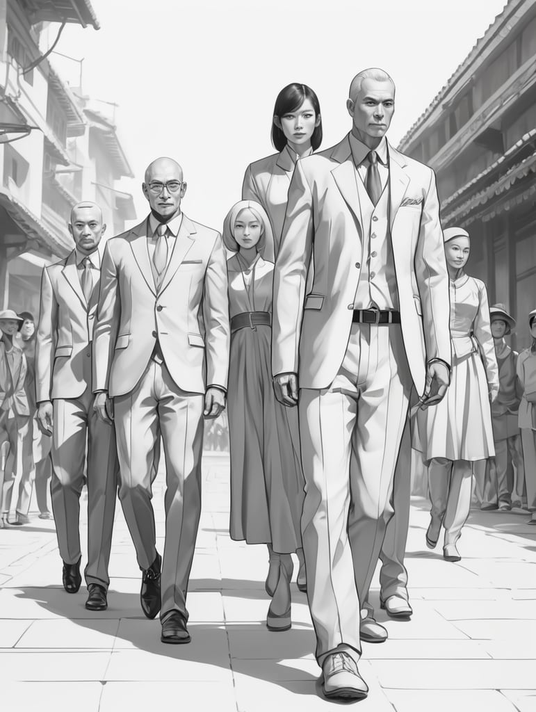 draw a human line character