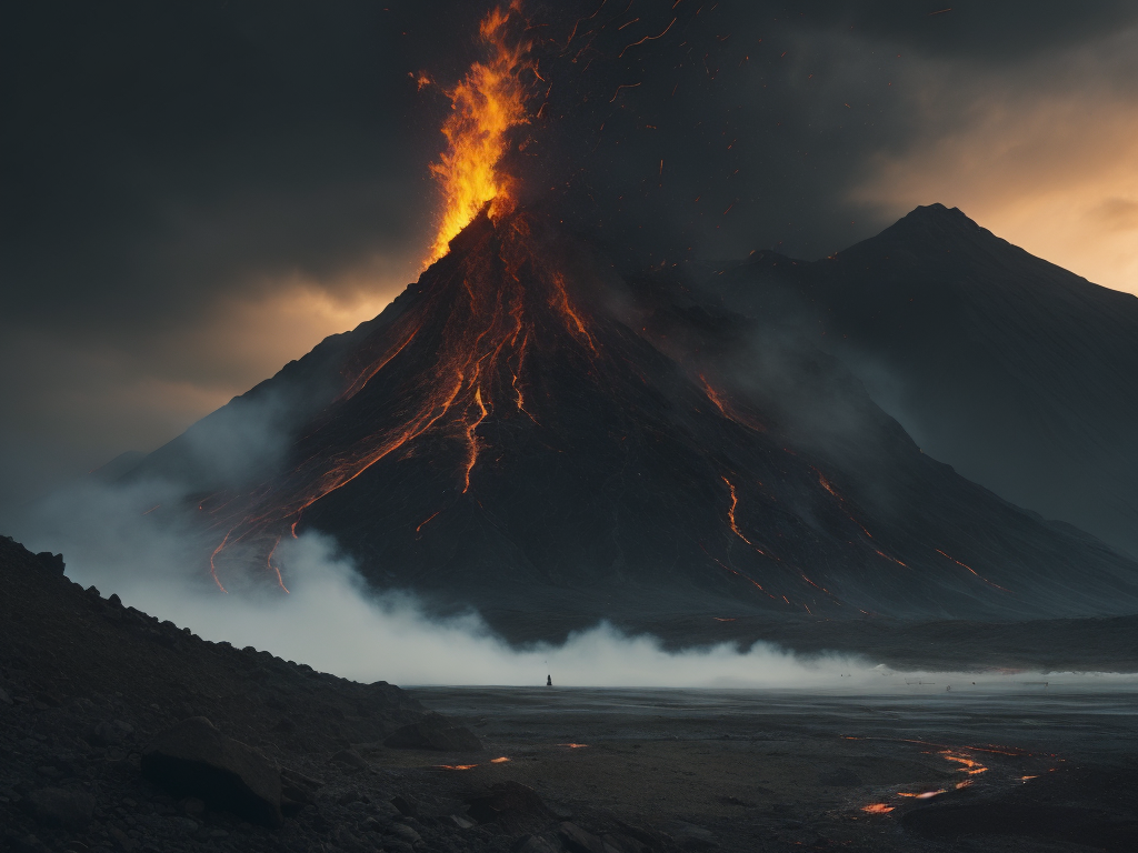 Icelandic volcano eruption