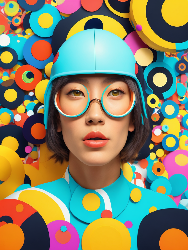 3d character, flat vector illustration, Glazier, by Jimmy Marble and Takashi Murakami