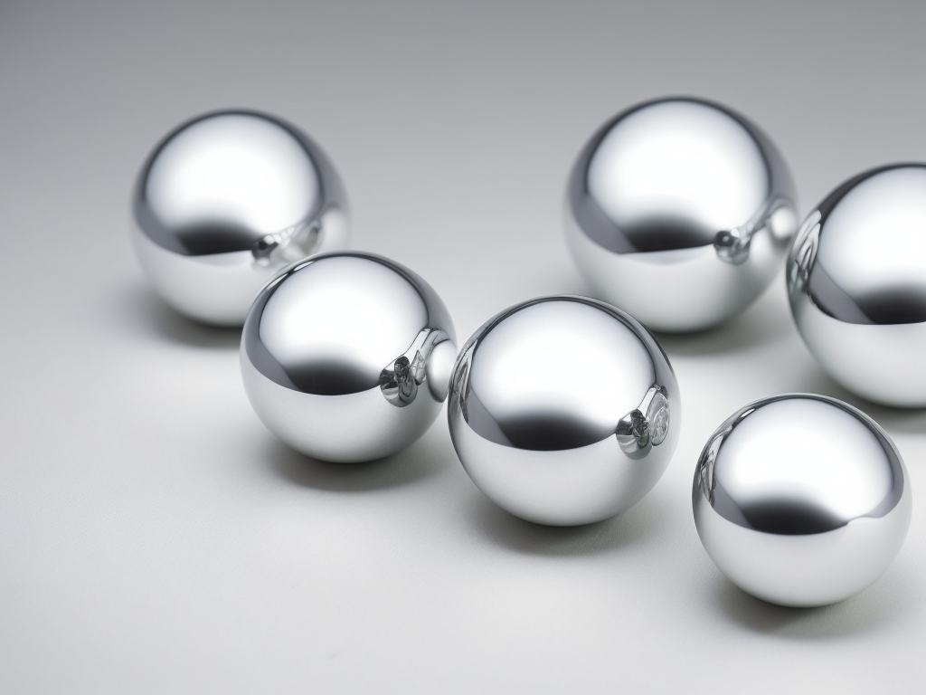 Chrome balls in the space
