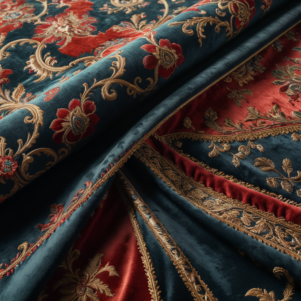 абстрактная красивая картинка велюровой ткани