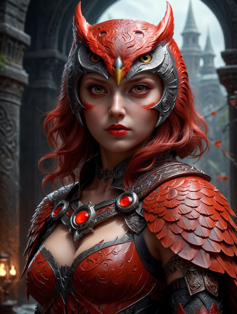 RED OWL girl character