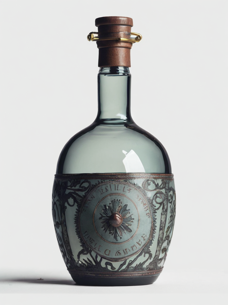 glass antique bottle