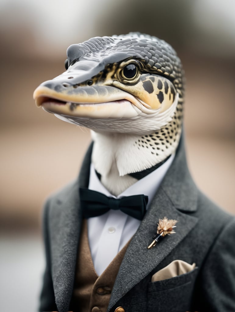 A Pike looking like a distinguished gentleman