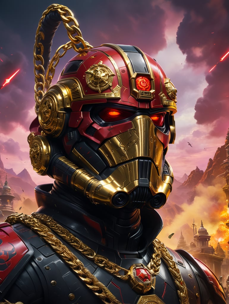Star Wars Fortnite sith trooper and gold chain and money
