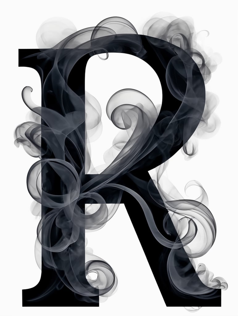 smokey letters, R