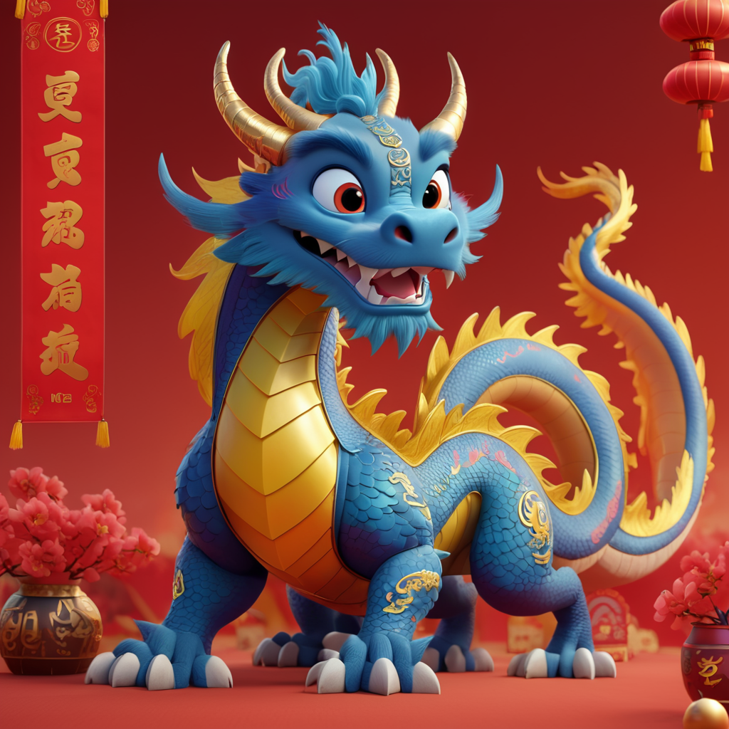mongolia, lunar new year, dragon