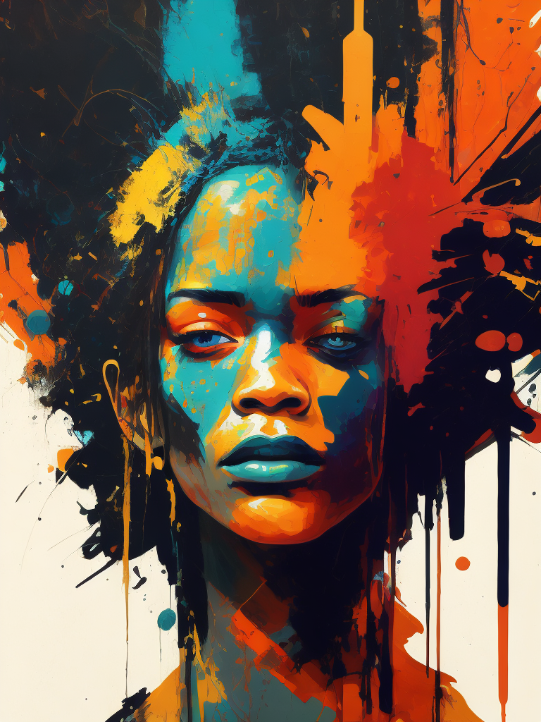 abstract painting, background only, paint splatter, colorful, bold brushstrokes, in the style of Basquiat, Ashley Wood, Laurie Greasley and James Jean, bright vibrant colors