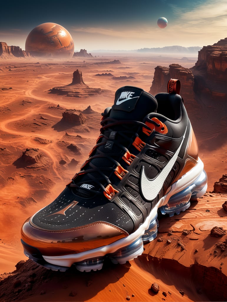 Nike Vapor Max on Planet Mars