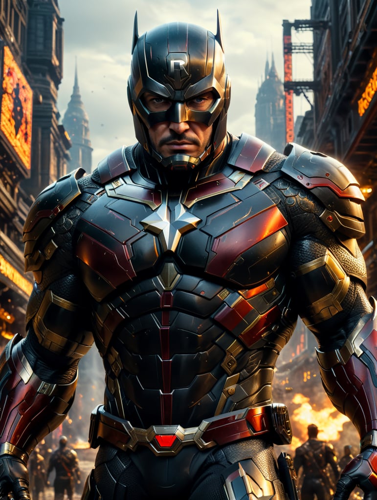 Futuraeestic super hero