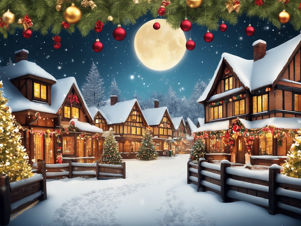 Christmas overlay image, background, realistic