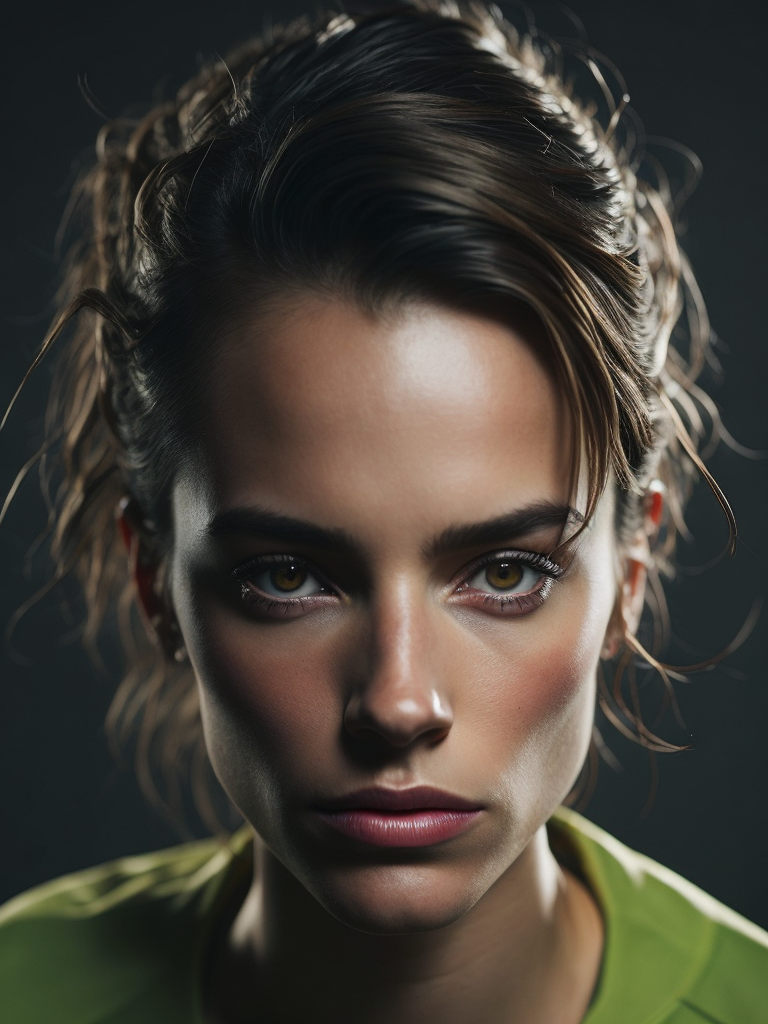 Epic Portrait of a Women Soccer Player, Fifa Women's World Cup, Dennmark