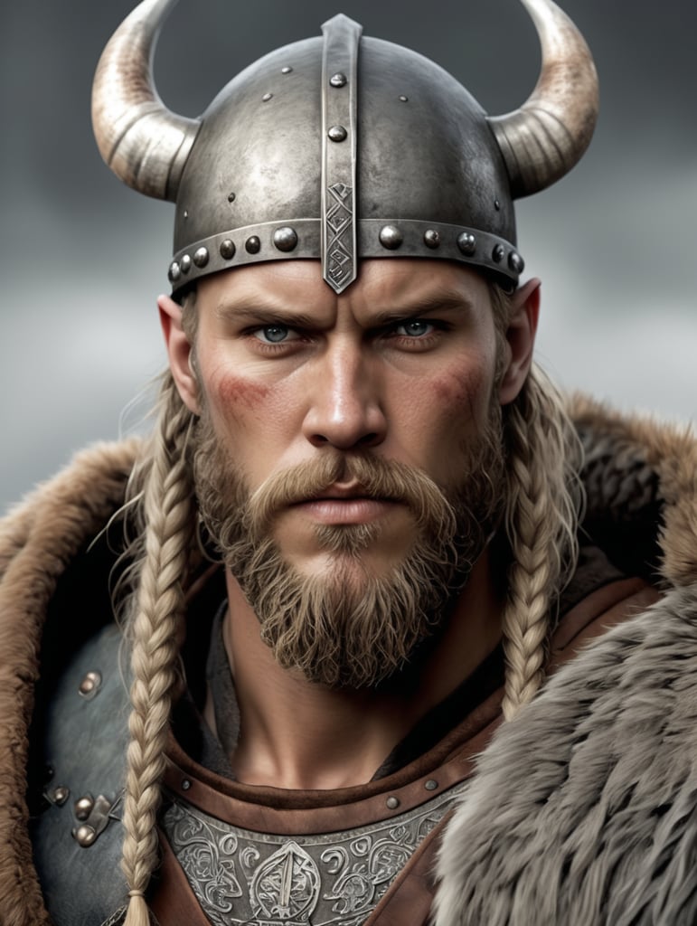 viking berseker.hyper realistic