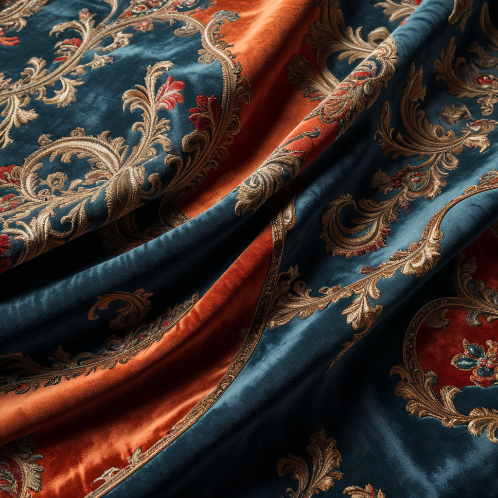 абстрактная красивая картинка велюровой ткани