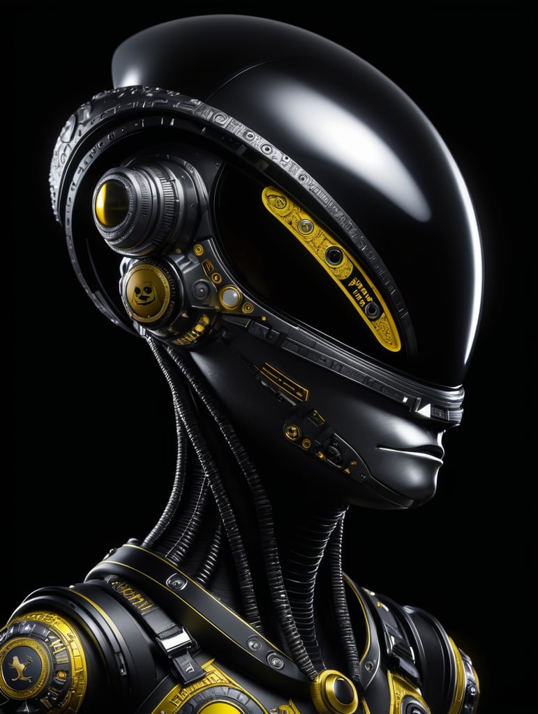 Alien shiba inu dogecoin, avant-garde, simplygo, photoshoot spread, dressed in all yellow, mars background, harpers bizarre, cover, headshot, hyper realistic