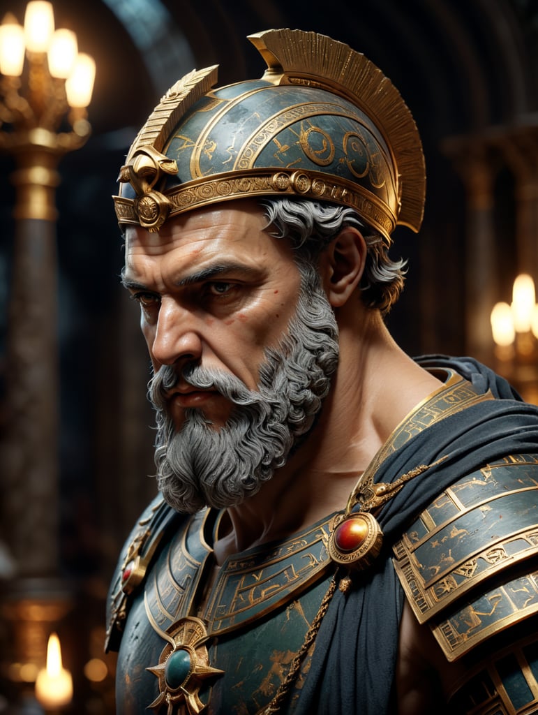 greek style, mathematical analysis, elegant, dramatic lighting, blurred background