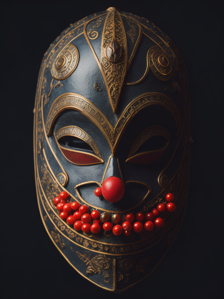 wooden maori mask, traditional mask, red bead, crisp, ancestors, bronze, forward-facing, cultural heritage, oba