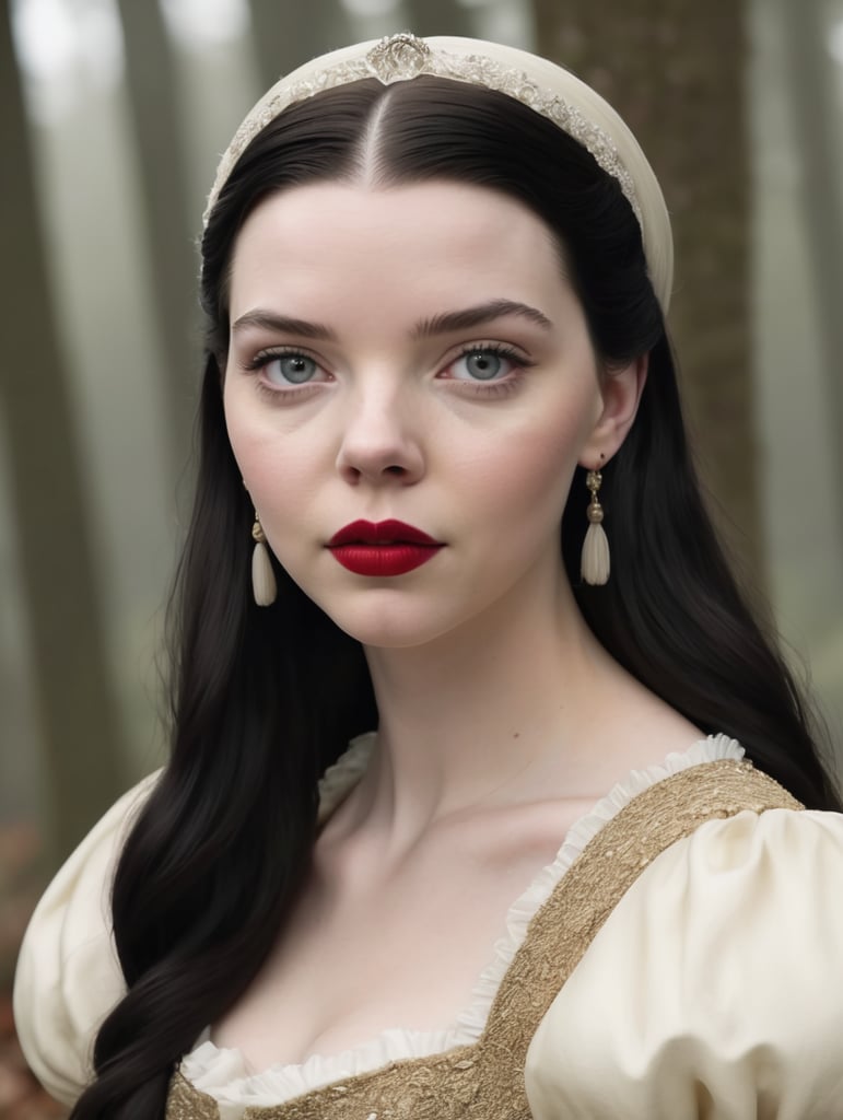 anya taylor-joy as modern snow white