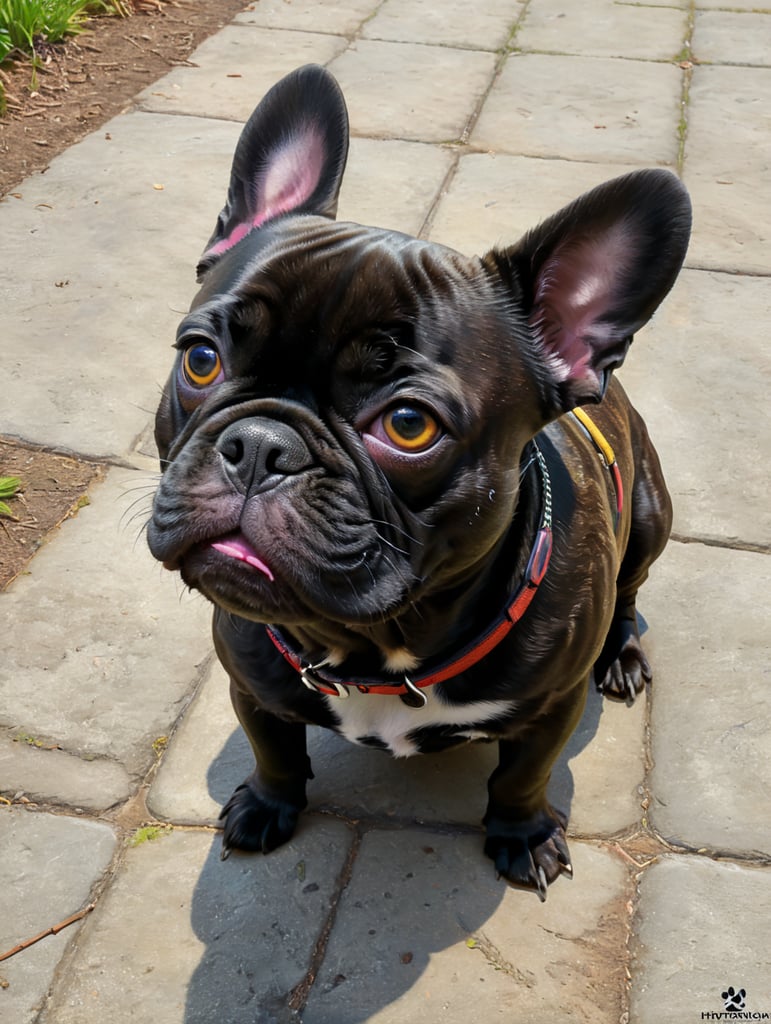 Frenchie world French bulldog Happy Park Vibrant colors