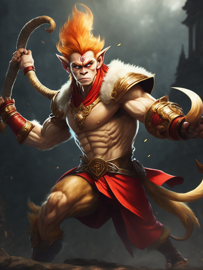 monkey king wukong, action