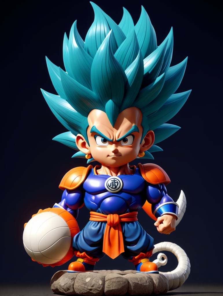 Generate dragon ball characters with powerful forms