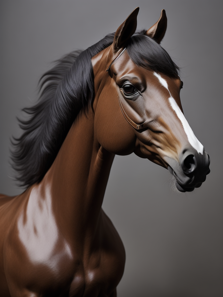 life-size toy horse with realistic eyes by maurice sendak