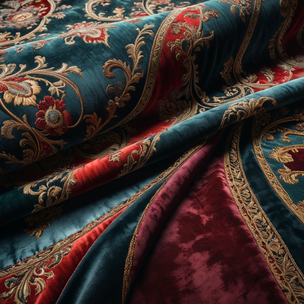 абстрактная красивая картинка велюровой ткани