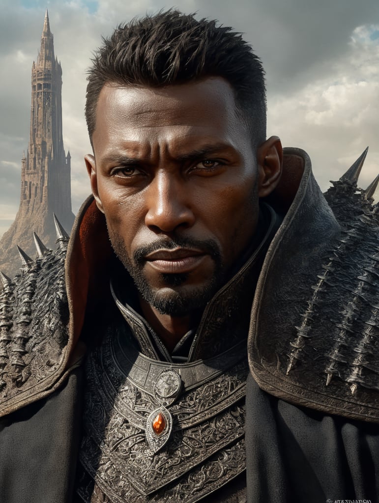 Portrait of Roland from the Dark Tower book series