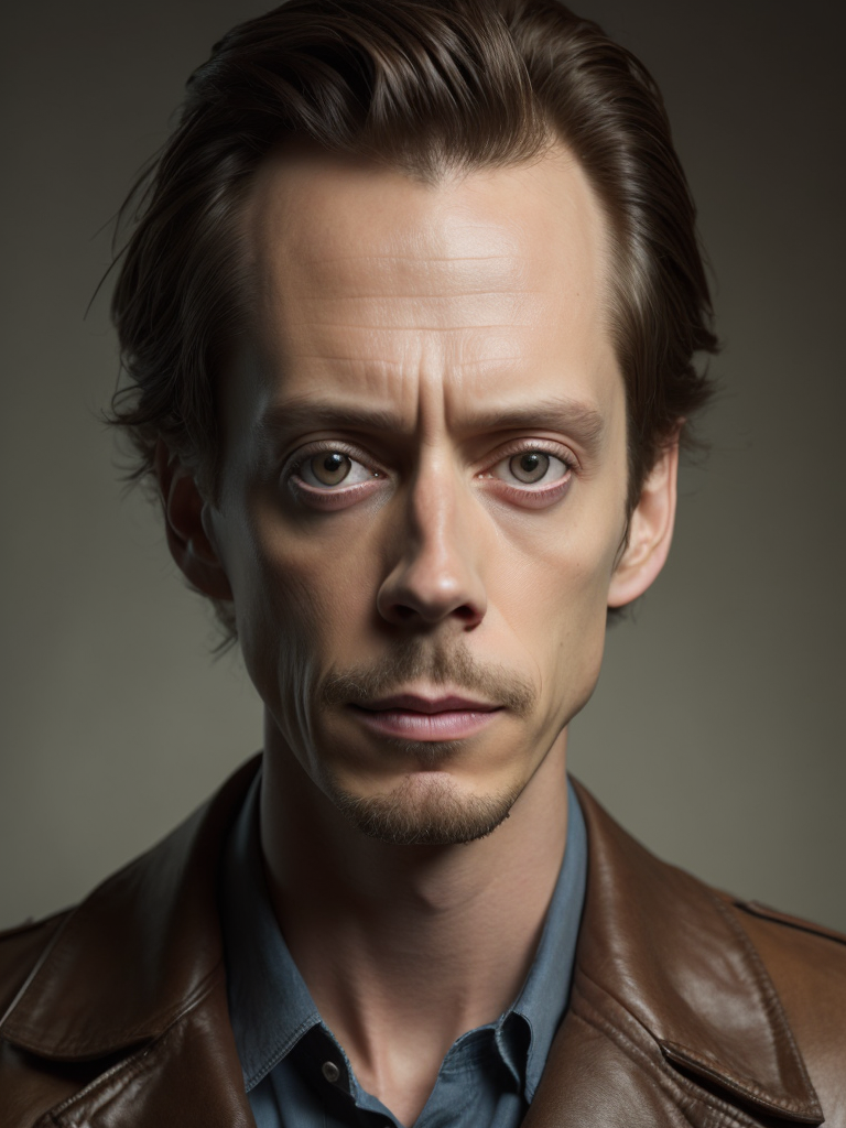 portrait of Steve Buscemi by mark ryden, soft palette, trending on artstation