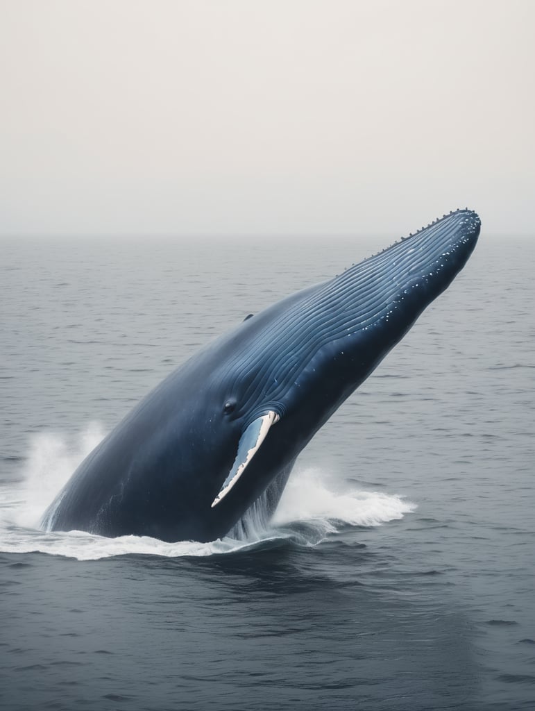 A big blue whale