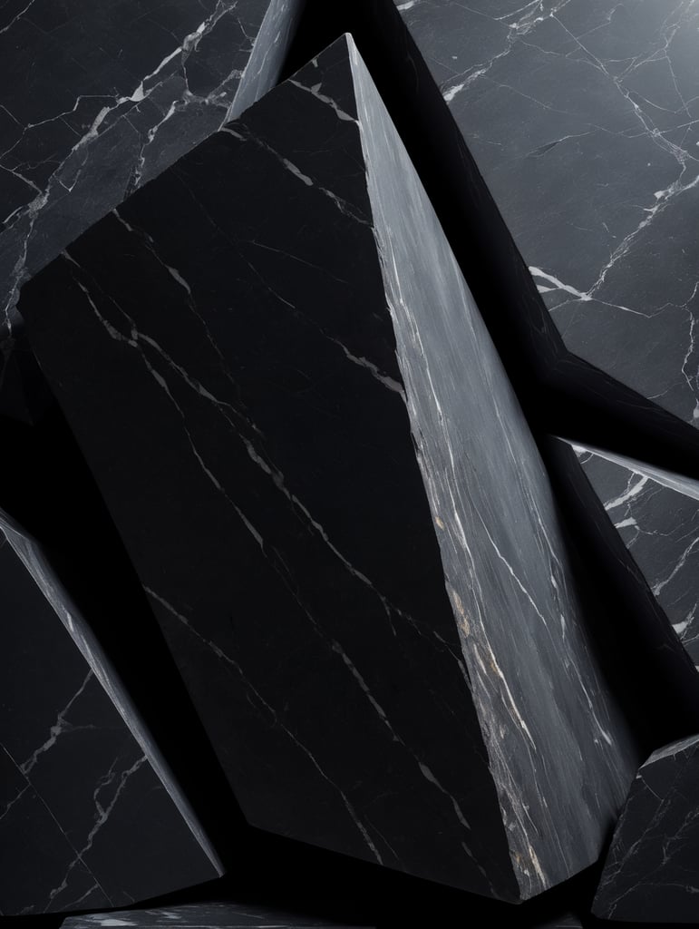 piece of marble stone, fragment of stone, fragment of marble, sharp on details