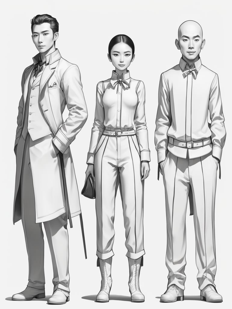 draw a human line character