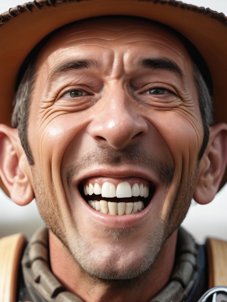 Woody with grills on his teeth
