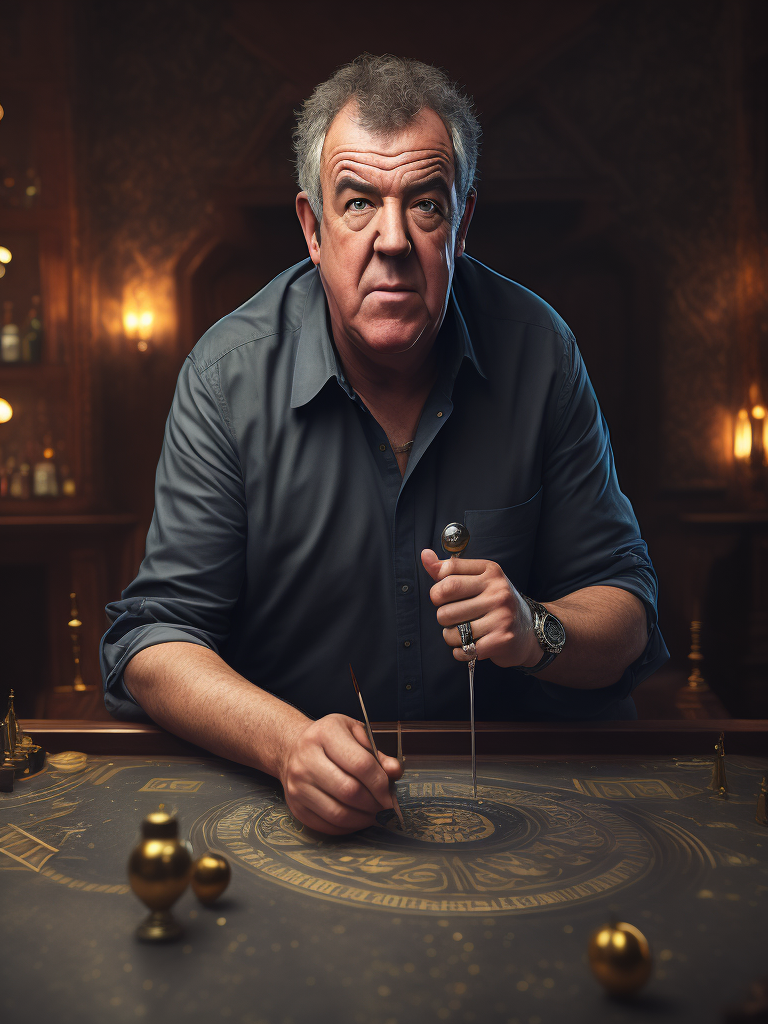 jeremy clarkson professional darts player