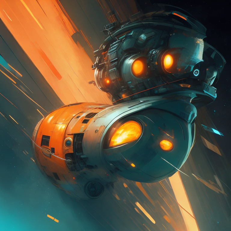 two pilots control the spacecraft at the moment of the hyper jump, composition in the style of retrofuturism and comics