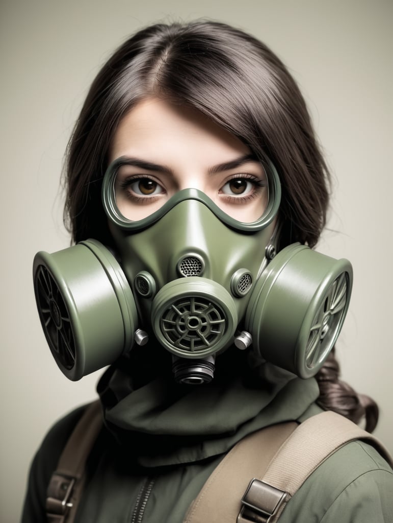 Gas mask girl