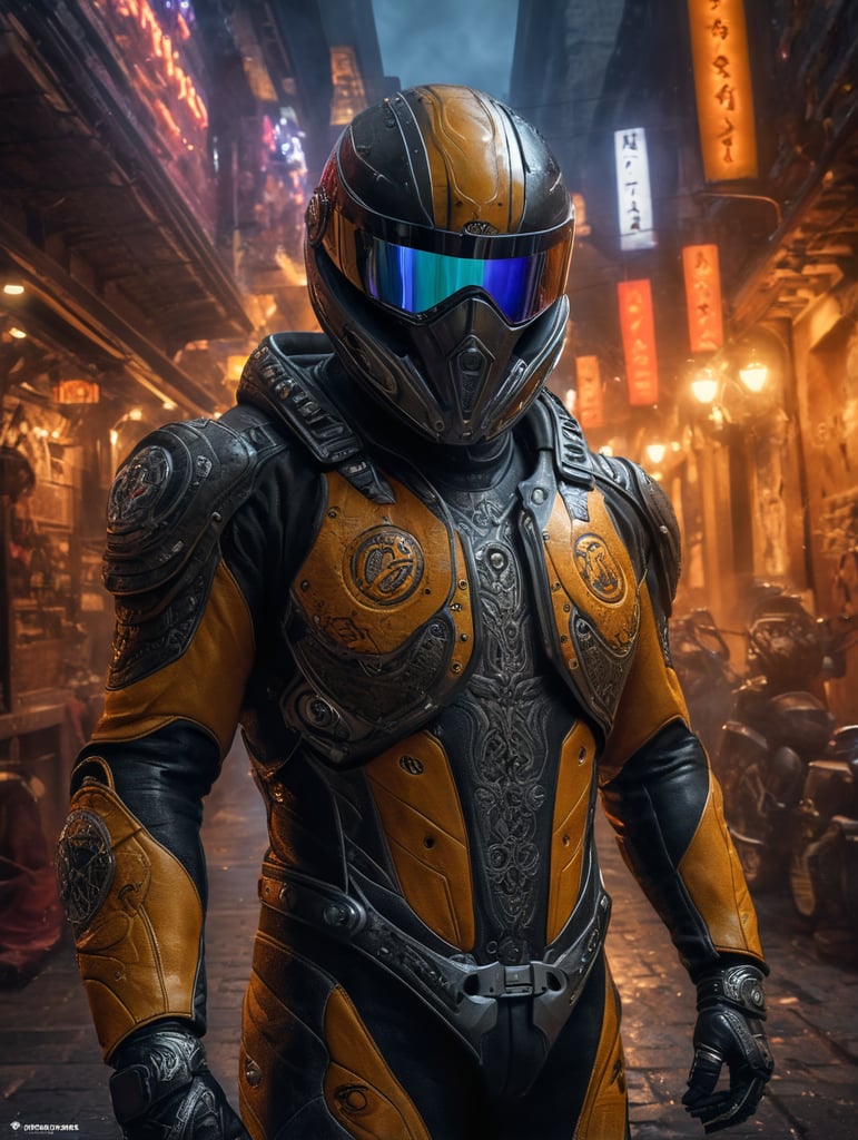 motorbike suit style