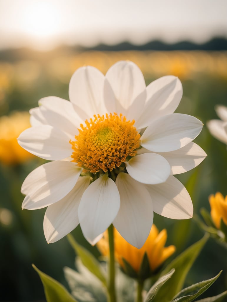 Flower shoot on macro shallow depth of field beuaitful colors